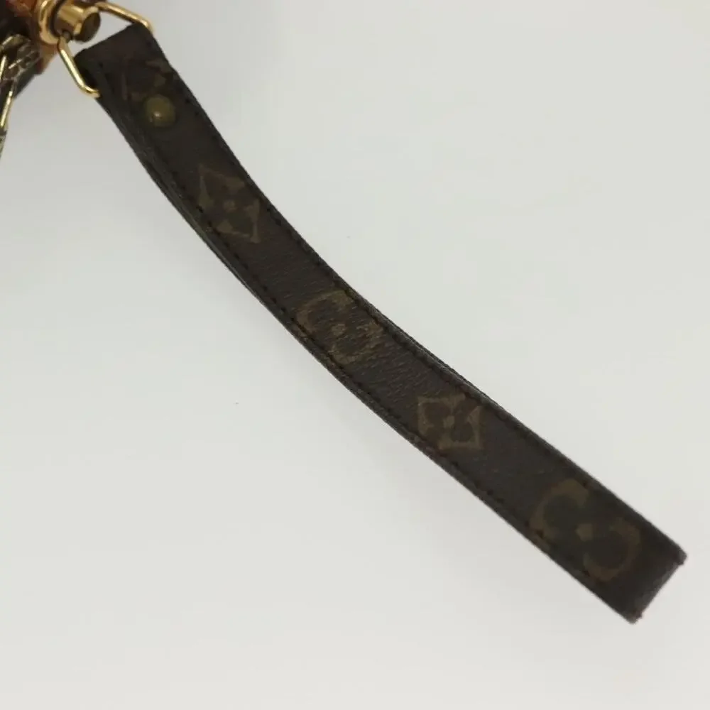 Louis Vuitton Monogram Marly Dragonne GM Clutch Bag Brown
